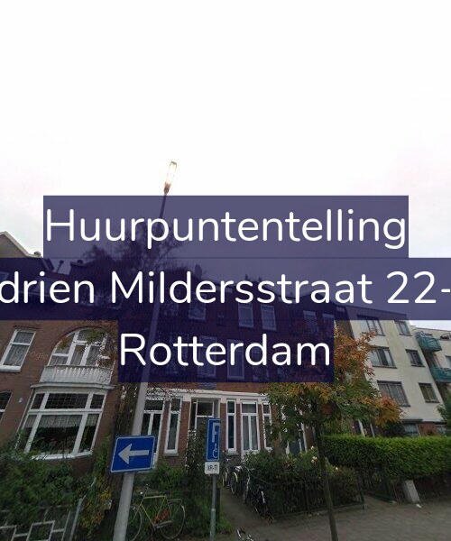 Foto gevel Huurpuntentelling voor Adrien Mildersstraat 22-C, Rotterdam