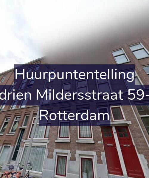 Foto gevel Huurpuntentelling voor Adrien Mildersstraat 59-B, Rotterdam