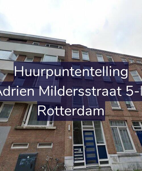 Foto gevel Huurpuntentelling voor Adrien Mildersstraat 5-B, Rotterdam