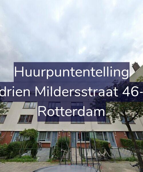 Foto gevel Huurpuntentelling voor Adrien Mildersstraat 46-B, Rotterdam