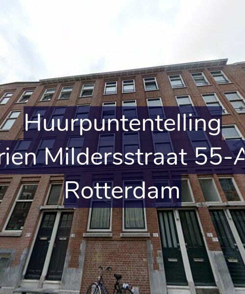 Foto gevel Huurpuntentelling voor Adrien Mildersstraat 55-A01, Rotterdam