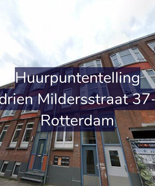 Foto gevel Huurpuntentelling voor Adrien Mildersstraat 37-C, Rotterdam