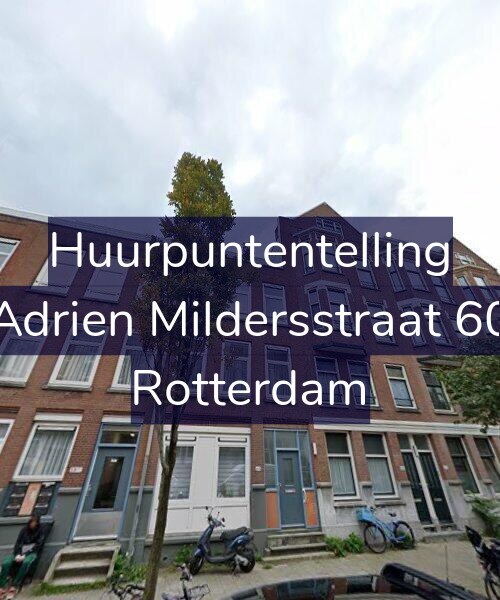 Foto gevel Huurpuntentelling voor Adrien Mildersstraat 60, Rotterdam
