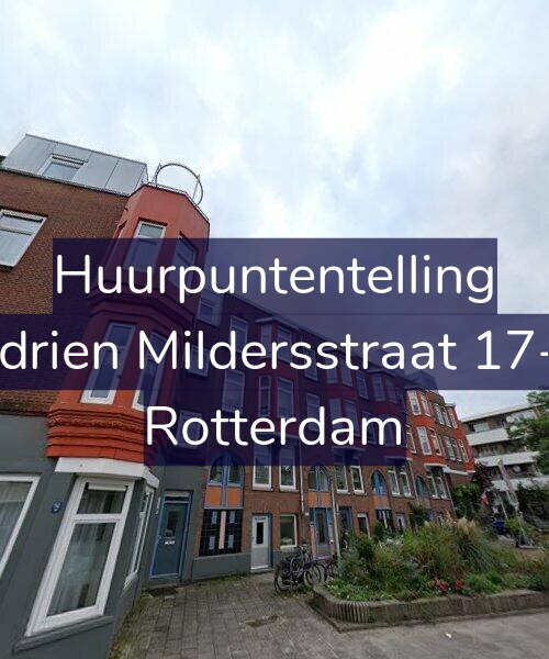 Foto gevel Huurpuntentelling voor Adrien Mildersstraat 17-F, Rotterdam