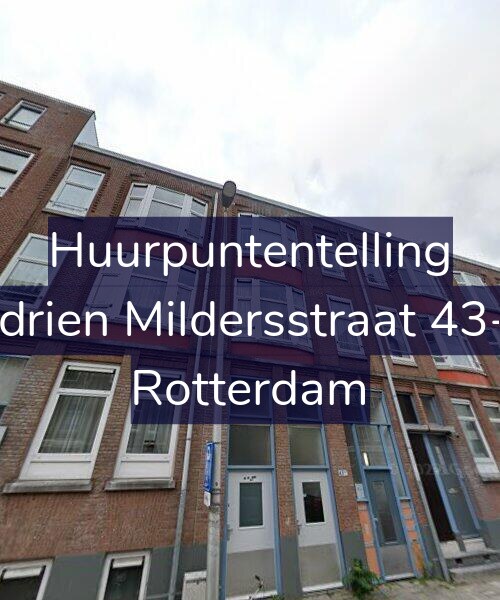 Foto gevel Huurpuntentelling voor Adrien Mildersstraat 43-F, Rotterdam