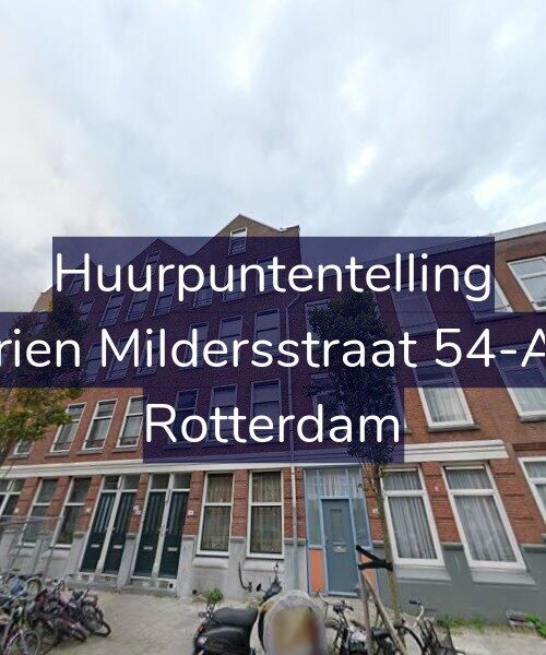 Foto gevel Huurpuntentelling voor Adrien Mildersstraat 54-A02, Rotterdam