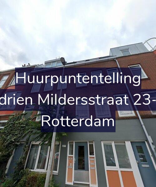 Foto gevel Huurpuntentelling voor Adrien Mildersstraat 23-A, Rotterdam