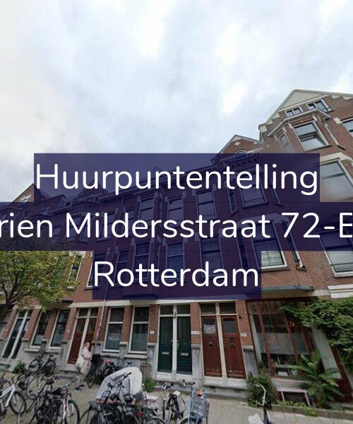 Foto gevel Huurpuntentelling voor Adrien Mildersstraat 72-B02, Rotterdam