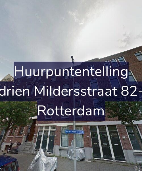 Foto gevel Huurpuntentelling voor Adrien Mildersstraat 82-A, Rotterdam
