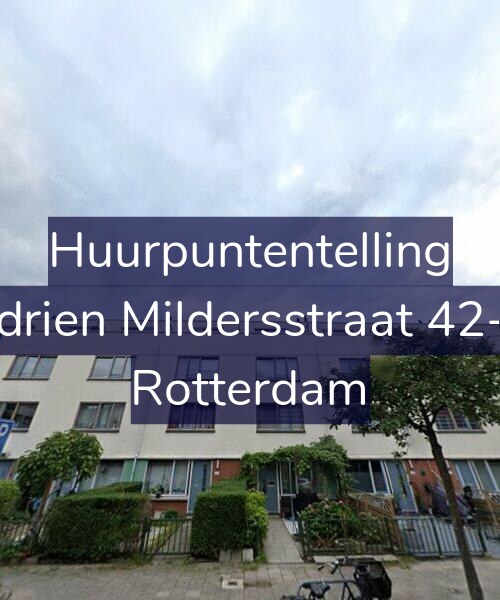 Foto gevel Huurpuntentelling voor Adrien Mildersstraat 42-B, Rotterdam