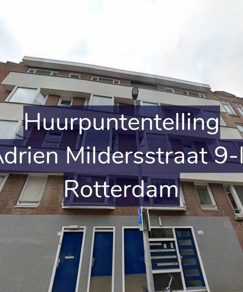Foto gevel Huurpuntentelling voor Adrien Mildersstraat 9-D, Rotterdam