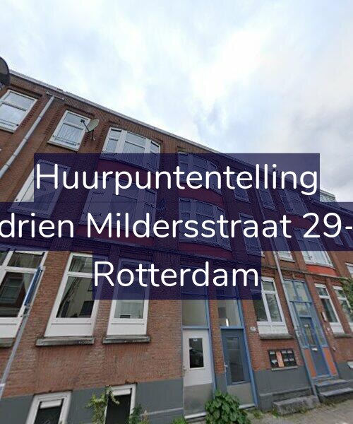 Foto gevel Huurpuntentelling voor Adrien Mildersstraat 29-B, Rotterdam