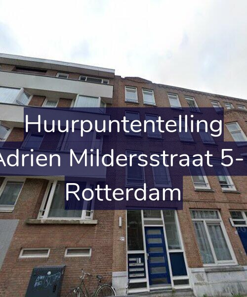 Foto gevel Huurpuntentelling voor Adrien Mildersstraat 5-E, Rotterdam