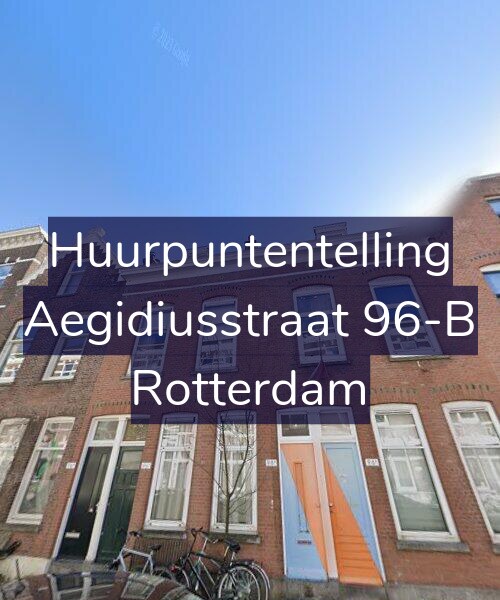 Foto gevel Huurpuntentelling voor Aegidiusstraat 96-B, Rotterdam