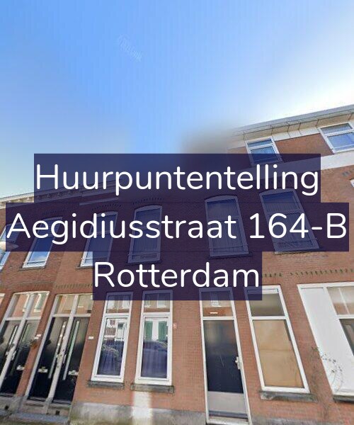 Foto gevel Huurpuntentelling voor Aegidiusstraat 164-B, Rotterdam
