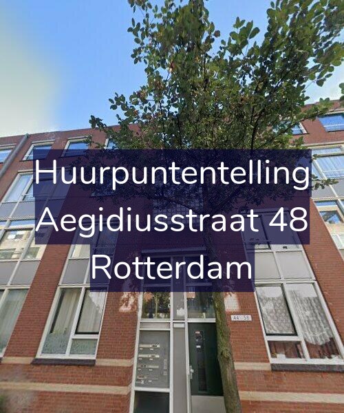 Foto gevel Huurpuntentelling voor Aegidiusstraat 48, Rotterdam