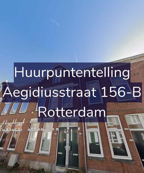 Foto gevel Huurpuntentelling voor Aegidiusstraat 156-B, Rotterdam