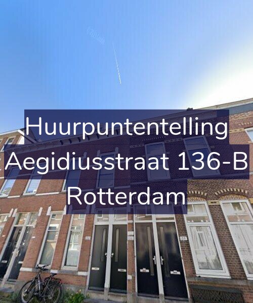 Foto gevel Huurpuntentelling voor Aegidiusstraat 136-B, Rotterdam