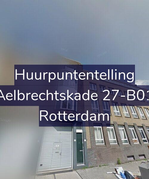 Foto gevel Huurpuntentelling voor Aelbrechtskade 27-B01, Rotterdam