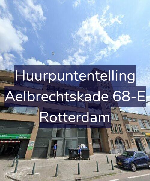 Foto gevel Huurpuntentelling voor Aelbrechtskade 68-E, Rotterdam