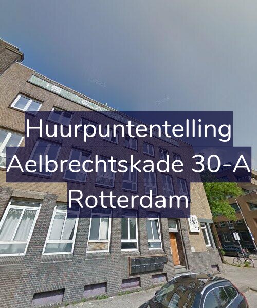 Foto gevel Huurpuntentelling voor Aelbrechtskade 30-A, Rotterdam