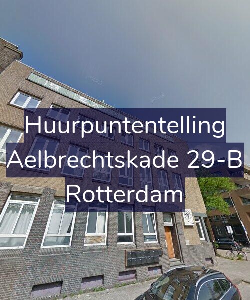 Foto gevel Huurpuntentelling voor Aelbrechtskade 29-B, Rotterdam