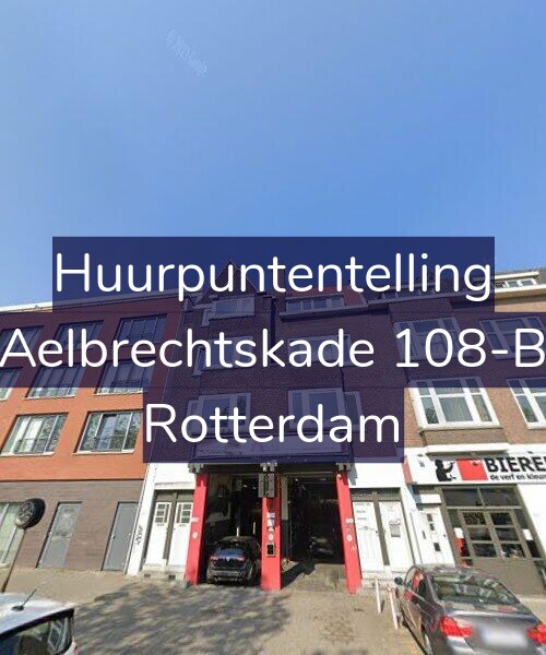 Foto gevel Huurpuntentelling voor Aelbrechtskade 108-B, Rotterdam