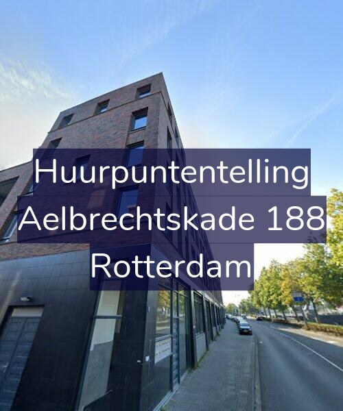 Foto gevel Huurpuntentelling voor Aelbrechtskade 188, Rotterdam