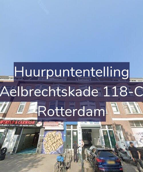 Foto gevel Huurpuntentelling voor Aelbrechtskade 118-C, Rotterdam