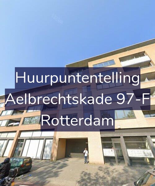 Foto gevel Huurpuntentelling voor Aelbrechtskade 97-F, Rotterdam