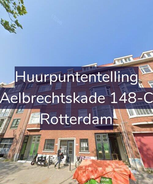 Foto gevel Huurpuntentelling voor Aelbrechtskade 148-C, Rotterdam