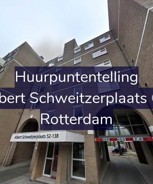 Foto gevel Huurpuntentelling voor Albert Schweitzerplaats 60, Rotterdam