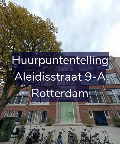 Foto gevel Huurpuntentelling voor Aleidisstraat 9-A, Rotterdam