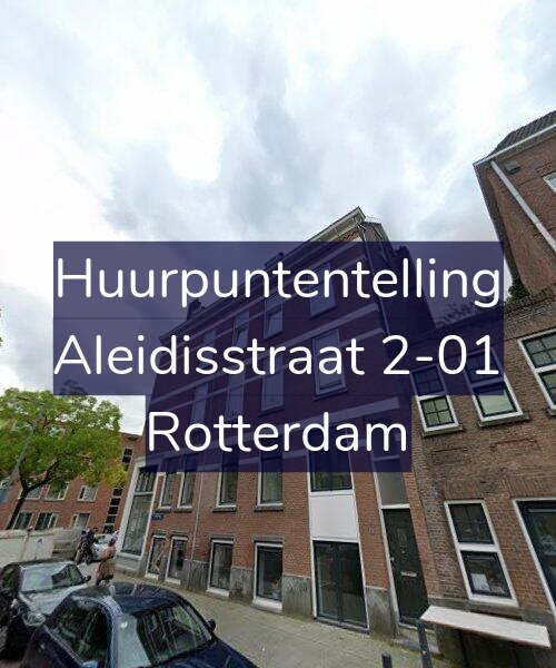 Foto gevel Huurpuntentelling voor Aleidisstraat 2-01, Rotterdam