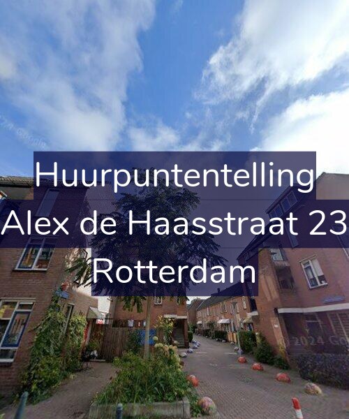 Foto gevel Huurpuntentelling voor Alex de Haasstraat 23, Rotterdam
