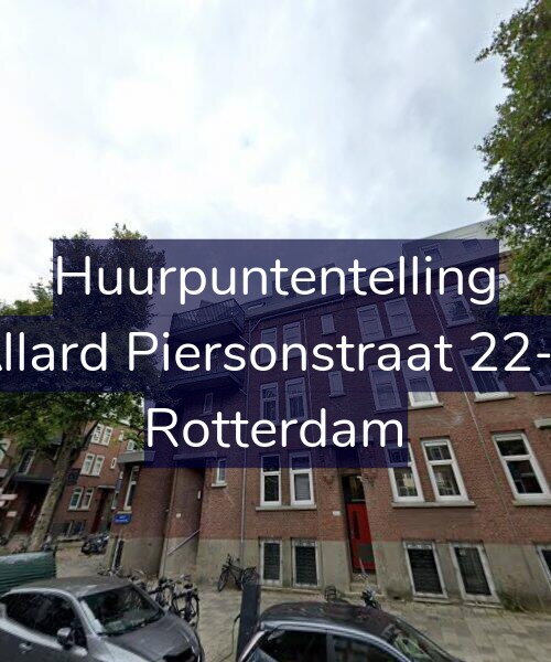 Foto gevel Huurpuntentelling voor Allard Piersonstraat 22-F, Rotterdam