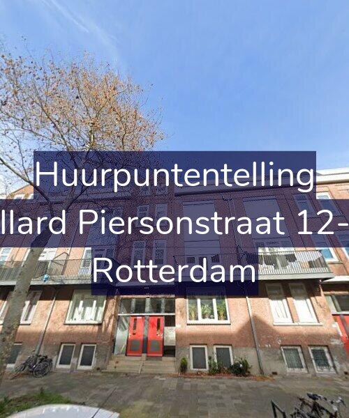 Foto gevel Huurpuntentelling voor Allard Piersonstraat 12-B, Rotterdam
