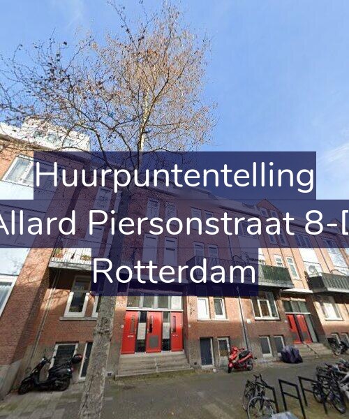 Foto gevel Huurpuntentelling voor Allard Piersonstraat 8-D, Rotterdam