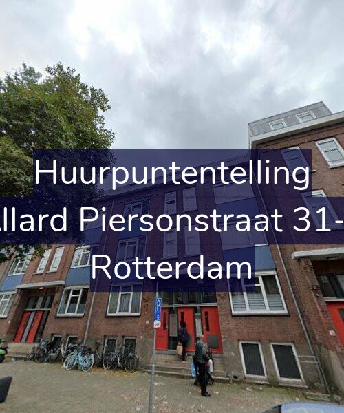 Foto gevel Huurpuntentelling voor Allard Piersonstraat 31-E, Rotterdam