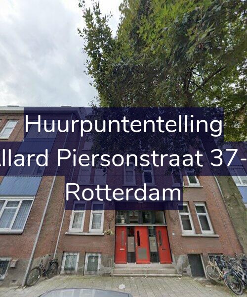 Foto gevel Huurpuntentelling voor Allard Piersonstraat 37-E, Rotterdam