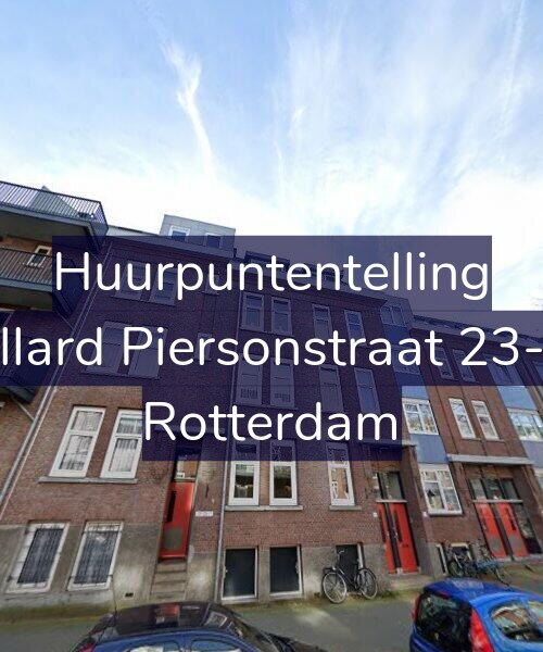 Foto gevel Huurpuntentelling voor Allard Piersonstraat 23-B, Rotterdam