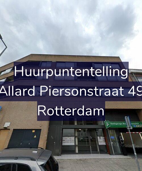 Foto gevel Huurpuntentelling voor Allard Piersonstraat 49, Rotterdam