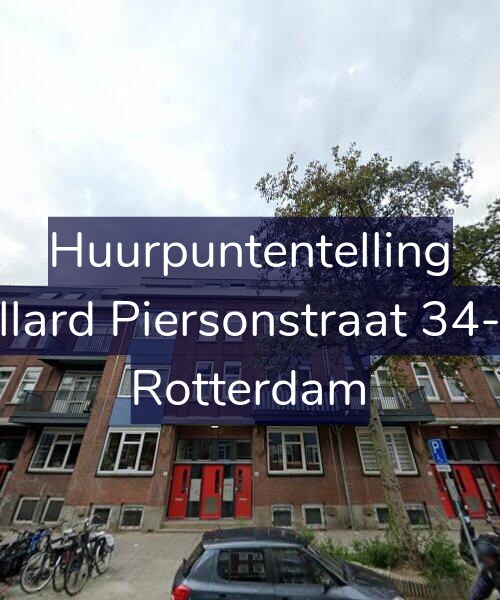 Foto gevel Huurpuntentelling voor Allard Piersonstraat 34-A, Rotterdam