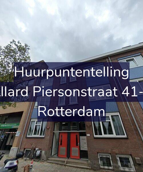 Foto gevel Huurpuntentelling voor Allard Piersonstraat 41-F, Rotterdam