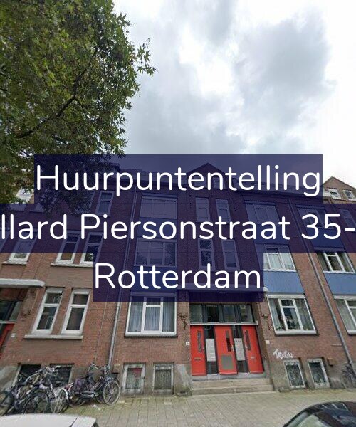Foto gevel Huurpuntentelling voor Allard Piersonstraat 35-B, Rotterdam