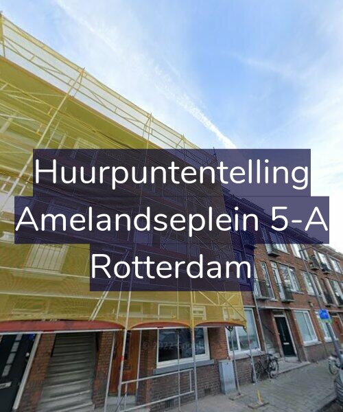 Foto gevel Huurpuntentelling voor Amelandseplein 5-A, Rotterdam