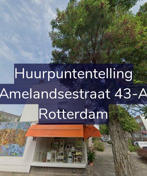 Foto gevel Huurpuntentelling voor Amelandsestraat 43-A, Rotterdam