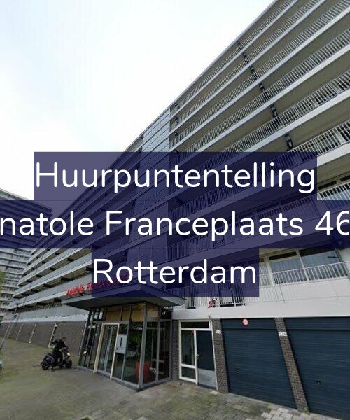 Foto gevel Huurpuntentelling voor Anatole Franceplaats 466, Rotterdam