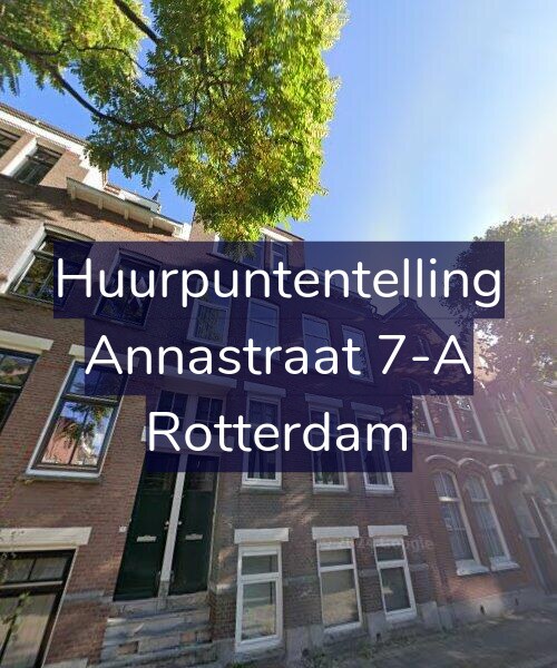 Foto gevel Huurpuntentelling voor Annastraat 7-A, Rotterdam