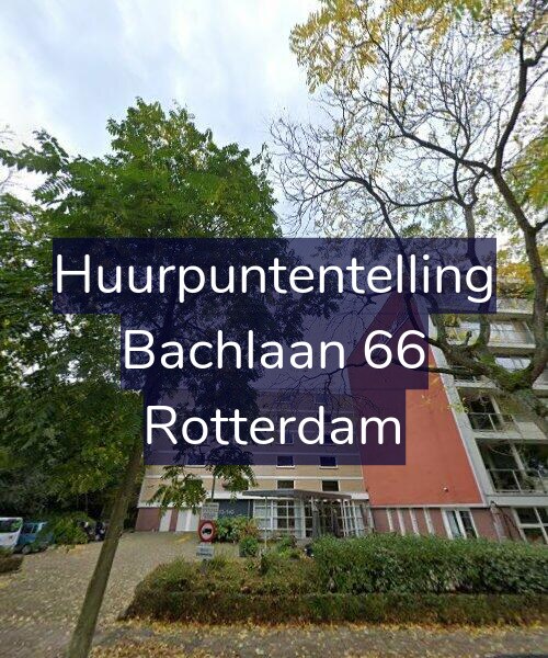 Foto gevel Huurpuntentelling voor Bachlaan 66, Rotterdam